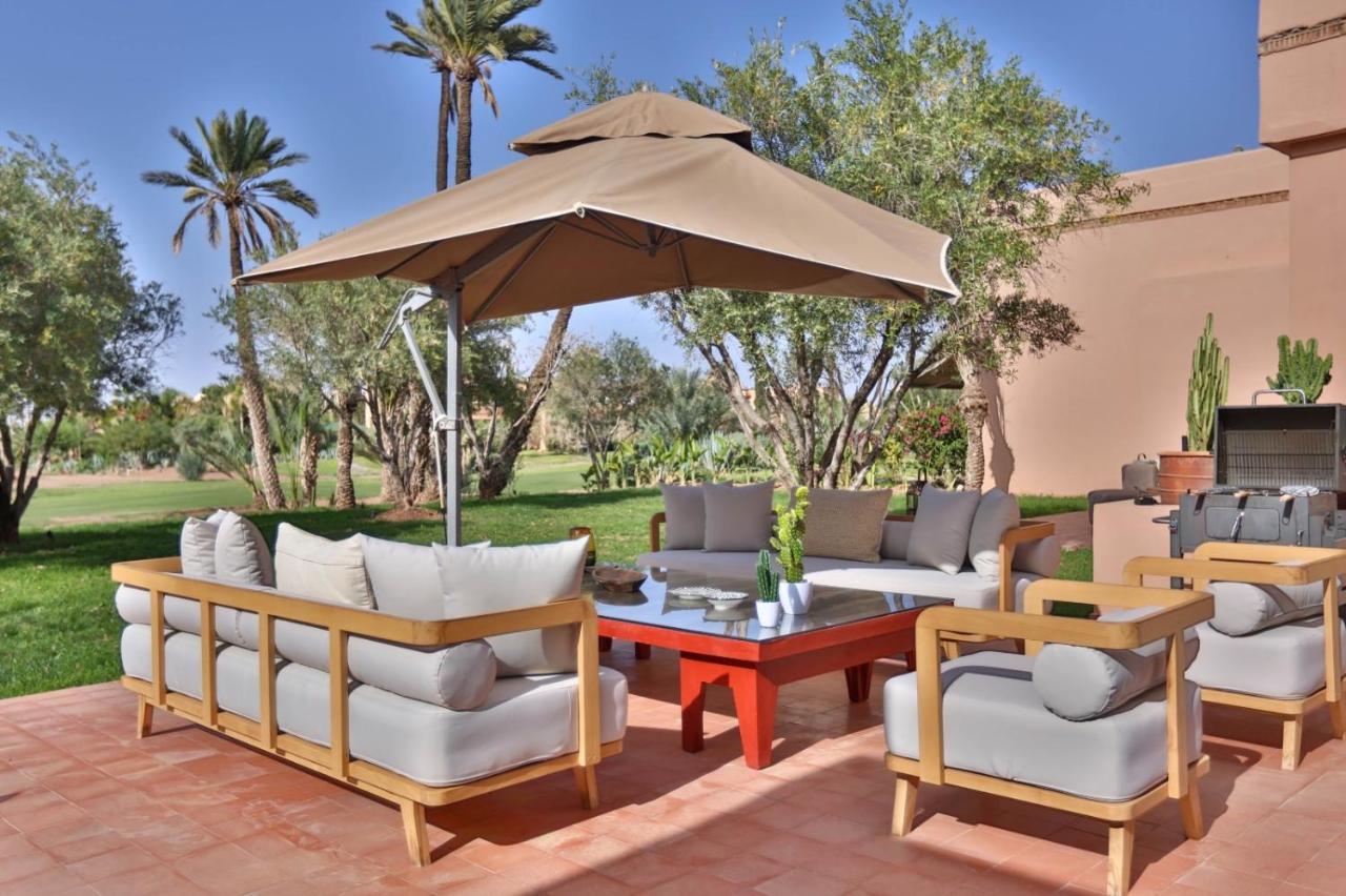 Villa May Sur Le Golf De La Palmeraie With Cooker And Butler Included Marrakesh Exterior foto