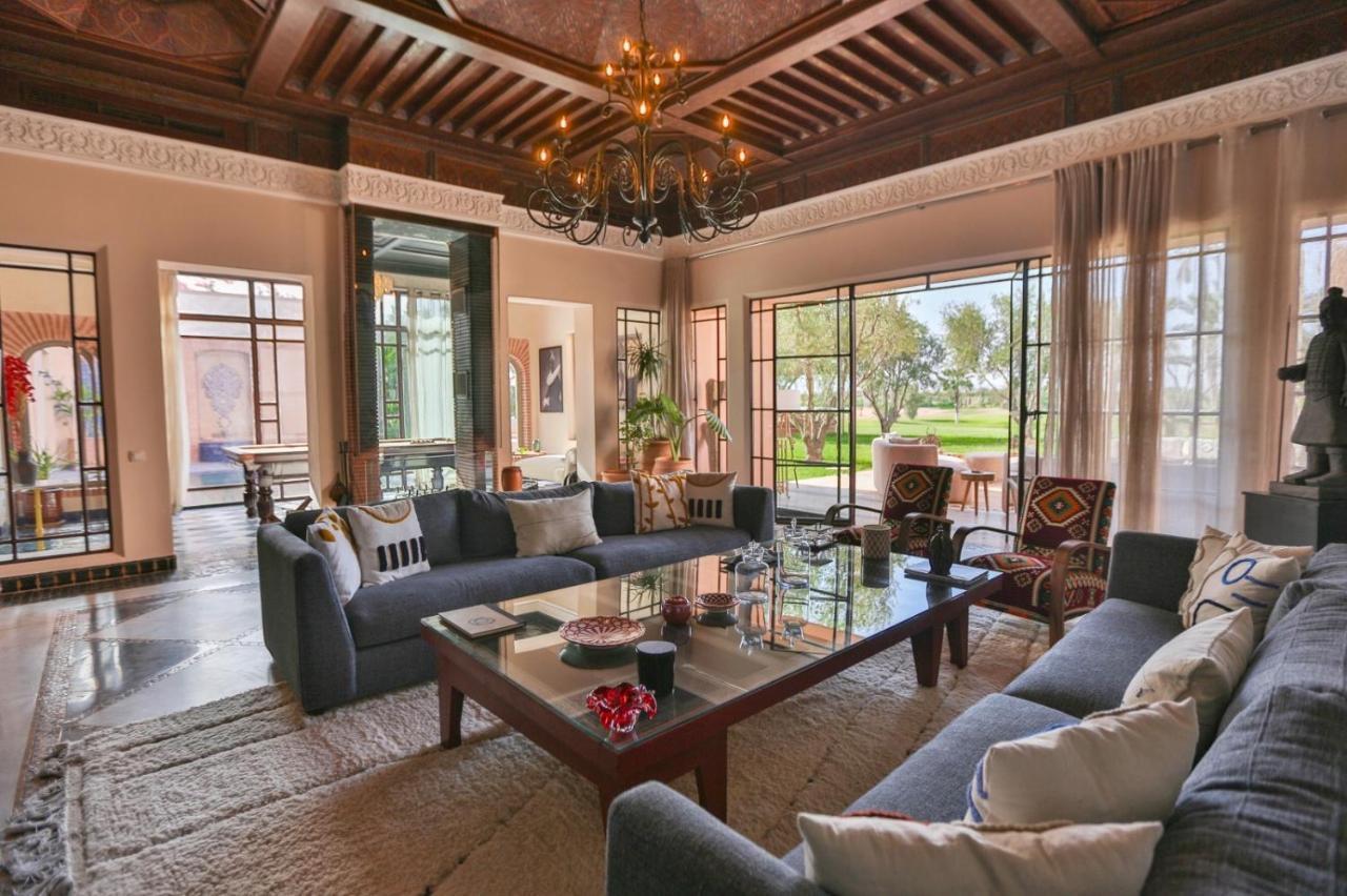 Villa May Sur Le Golf De La Palmeraie With Cooker And Butler Included Marrakesh Exterior foto