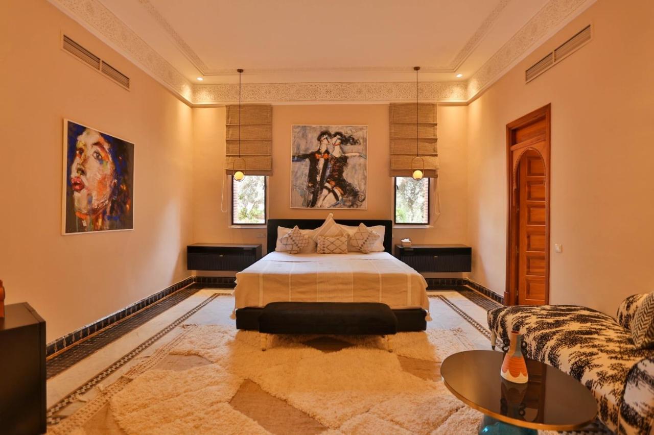 Villa May Sur Le Golf De La Palmeraie With Cooker And Butler Included Marrakesh Exterior foto