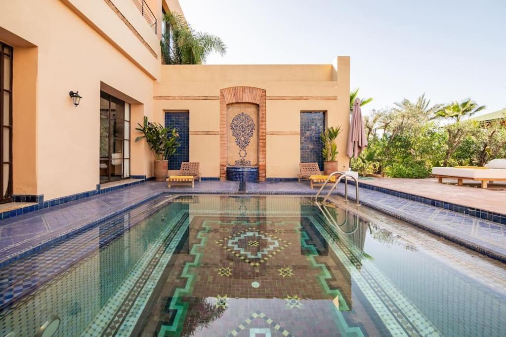 Villa May Sur Le Golf De La Palmeraie With Cooker And Butler Included Marrakesh Exterior foto